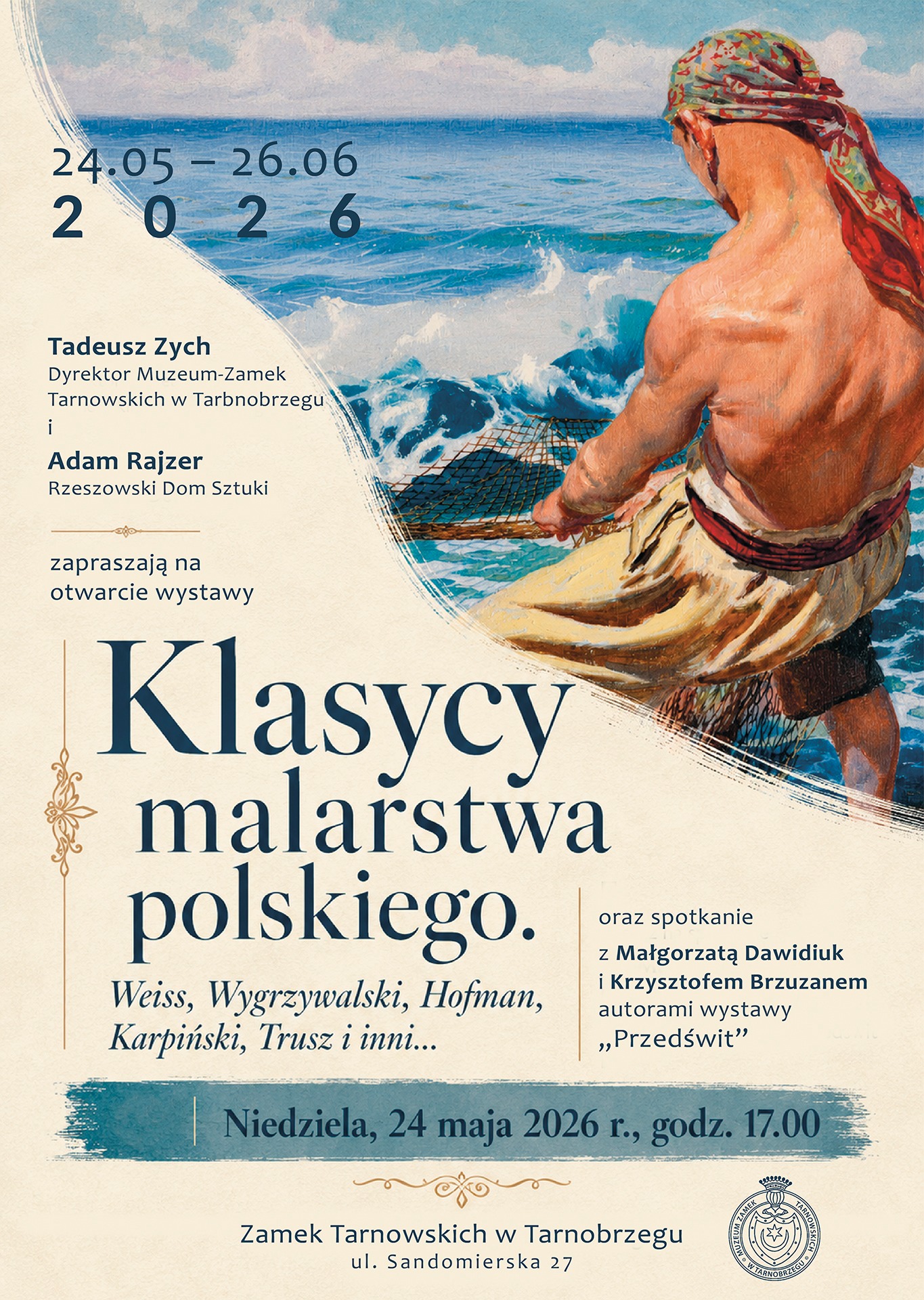 Wernisaż wystawy „Klasycy malarstwa polskiego” w Zamku Tarnowskich